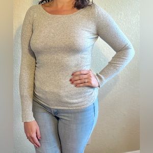 Banana Republic Italian Sweater / Silver / Size M